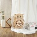 RoboTime 3D wooden mechanical puzzle Owl clock